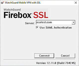 Screenshot of Access Portal, Integration test 1